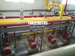 清水離心泵使(shi)用現場