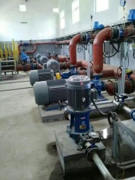 清水離心泵使(shi)用現場