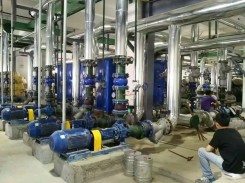 清水離心泵使(shi)用現場